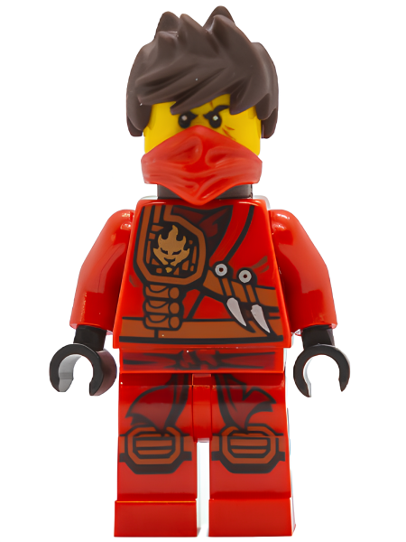 Минифигурка Lego NINJAGO Kai - Tournament of Elements, Scabbard, Tousled Hair njo187 U